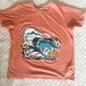 O'Neill Peach Surf Graphic Tee Sz M